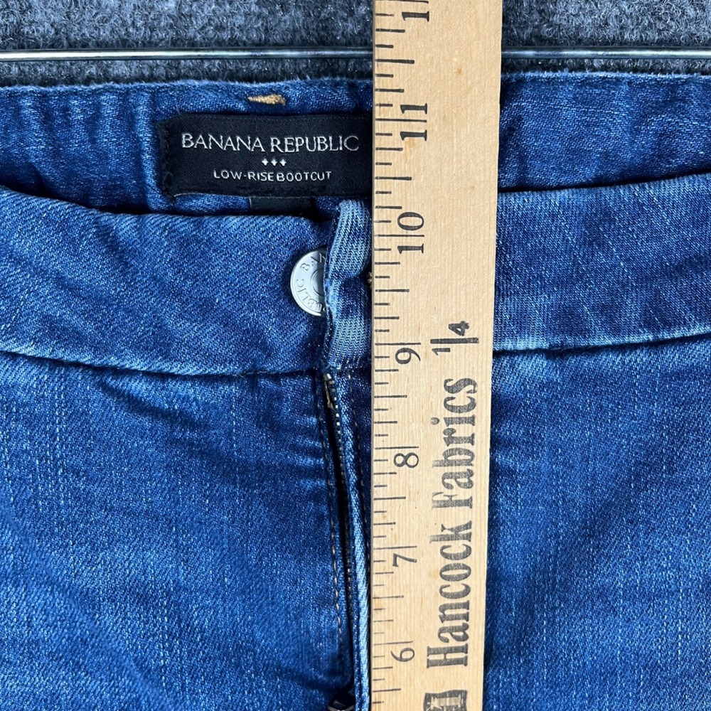 Banana Republic Low-Rise Bootcut Jeans Womens 33/16 Blue Denim 851843-00-1 NWT - Picture 11 of 13